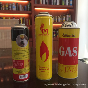 Aerosol Can for Butane Gas Refilling